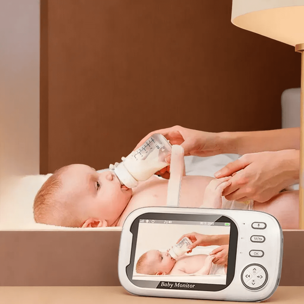 Babyphone Caméra BabyWatch 360° – Caméra HD avec Vision Nocturne, Audio Bidirectionnel et Surveillance de Température
