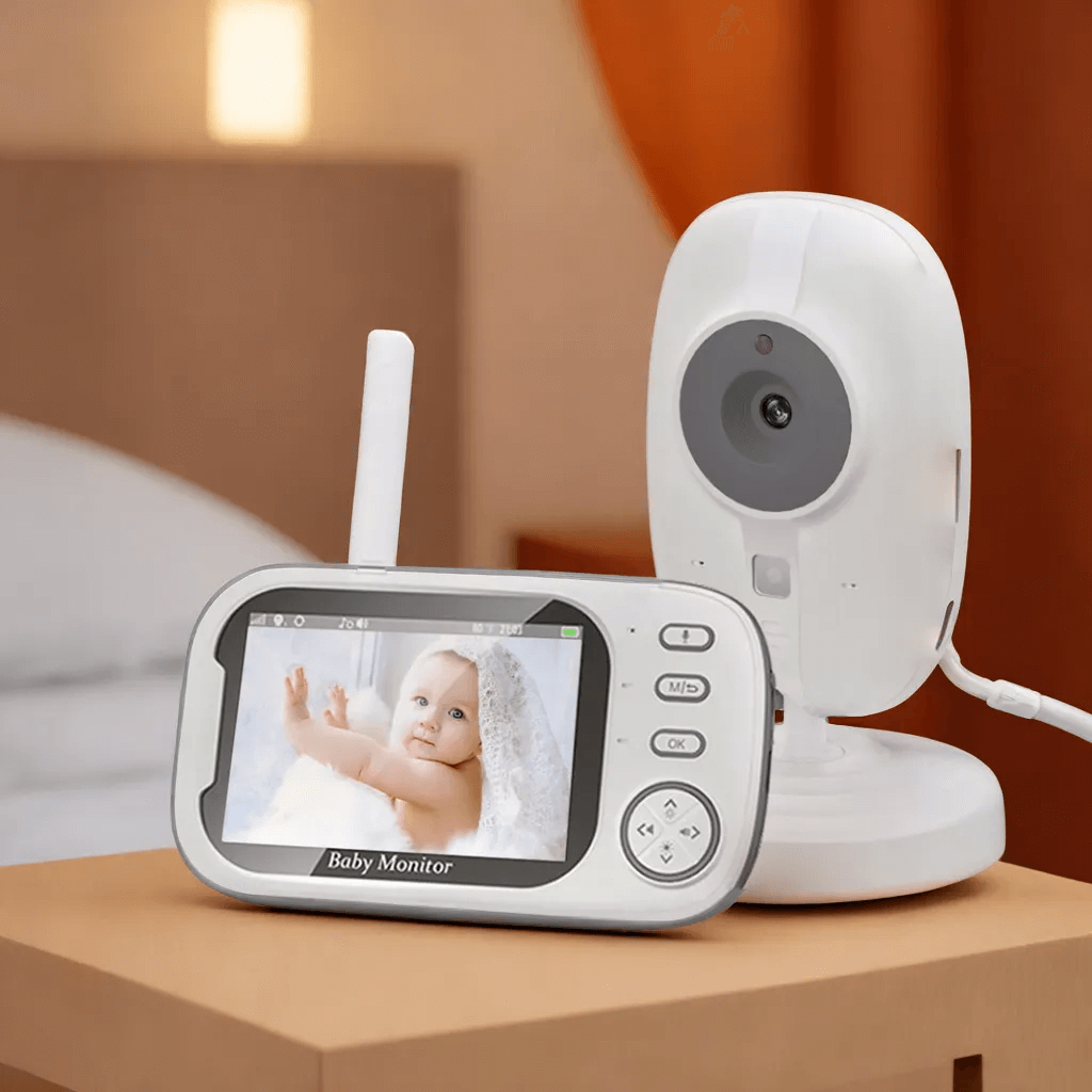 Babyphone Caméra BabyWatch 360° – Caméra HD avec Vision Nocturne, Audio Bidirectionnel et Surveillance de Température