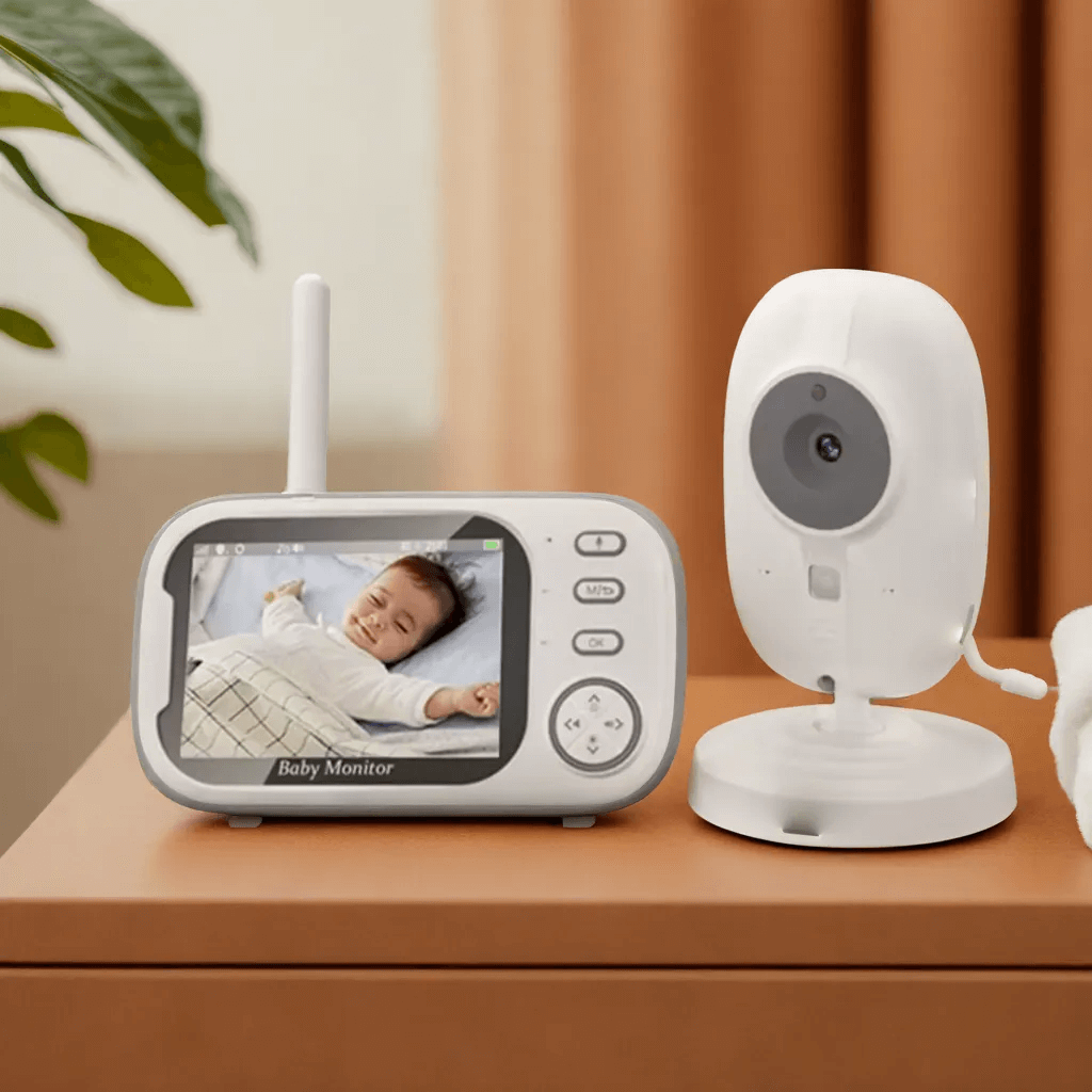 Babyphone Caméra BabyWatch 360° – Caméra HD avec Vision Nocturne, Audio Bidirectionnel et Surveillance de Température