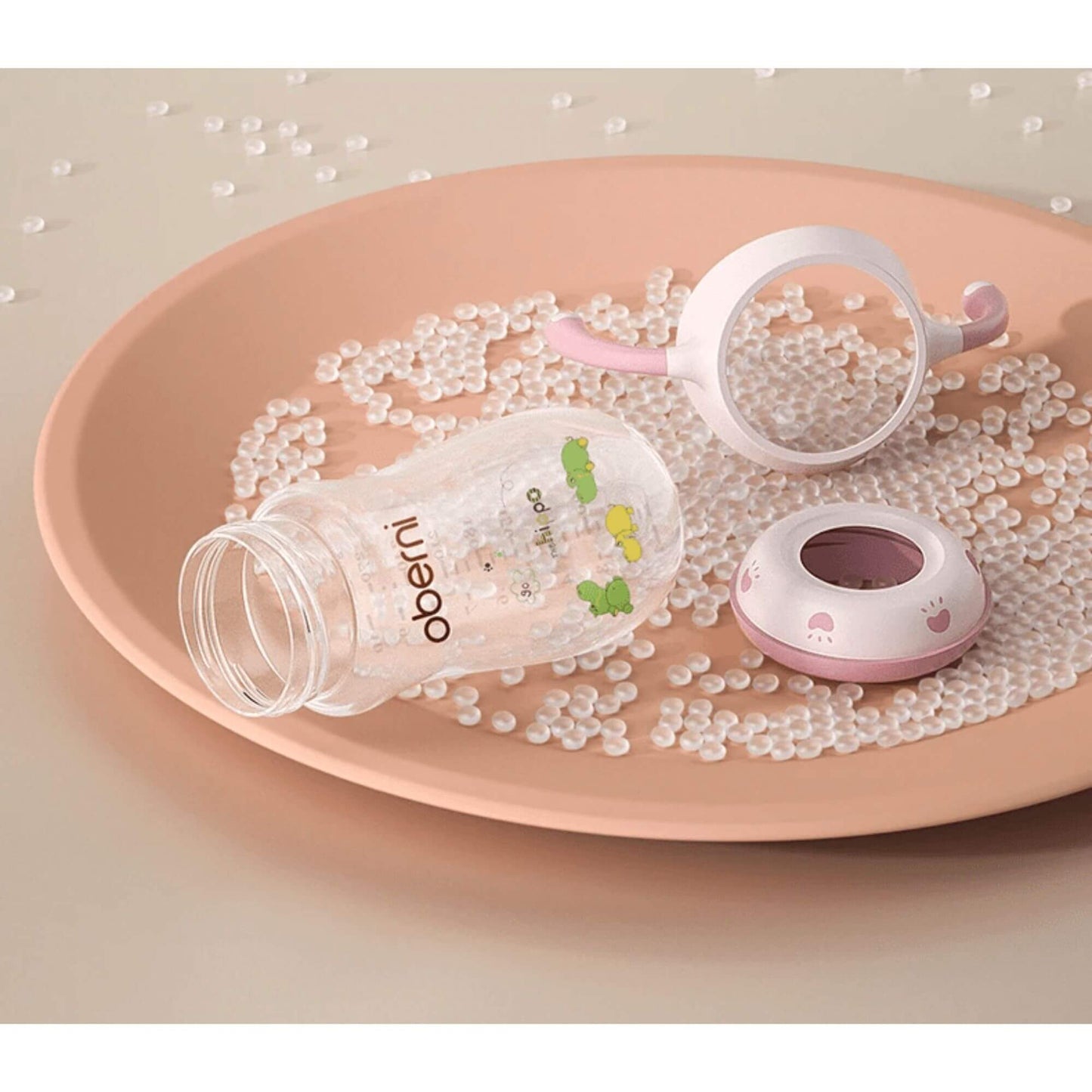 Biberon Anti-Colique en Silicone, 270ml et 330ml, Poignées Ergonomiques, Incassable