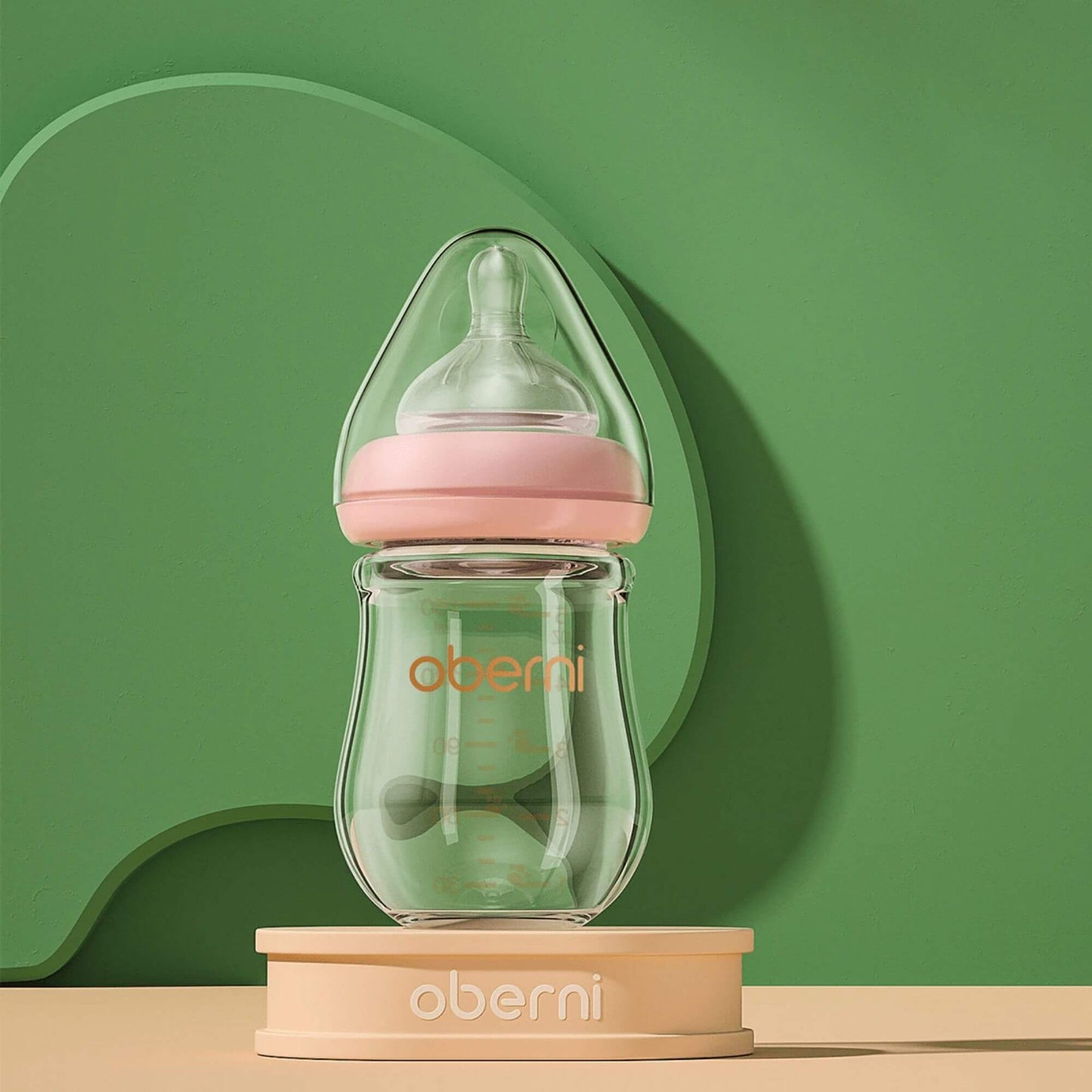 Biberon Anti-Colique en Verre Haute Qualité, Tétine en Silicone Douce, 120ml et 150ml