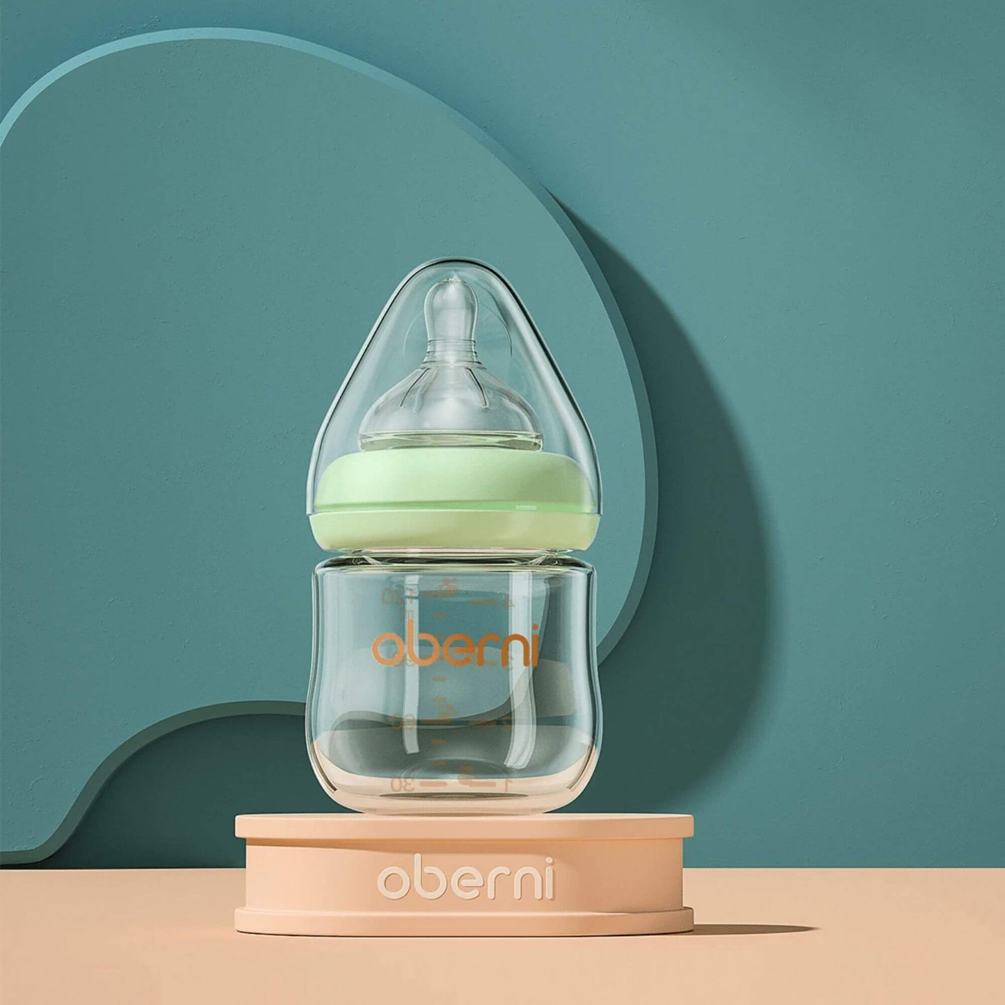 Biberon Anti-Colique en Verre Haute Qualité, Tétine en Silicone Douce, 120ml et 150ml