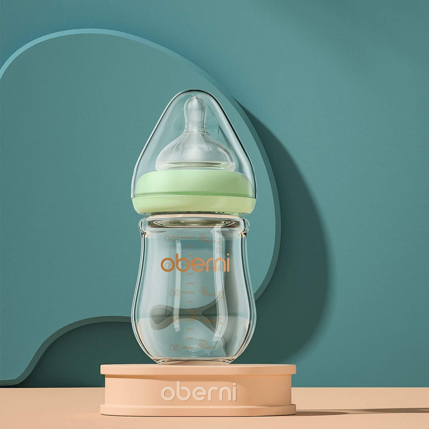 Biberon Anti-Colique en Verre Haute Qualité, Tétine en Silicone Douce, 120ml et 150ml