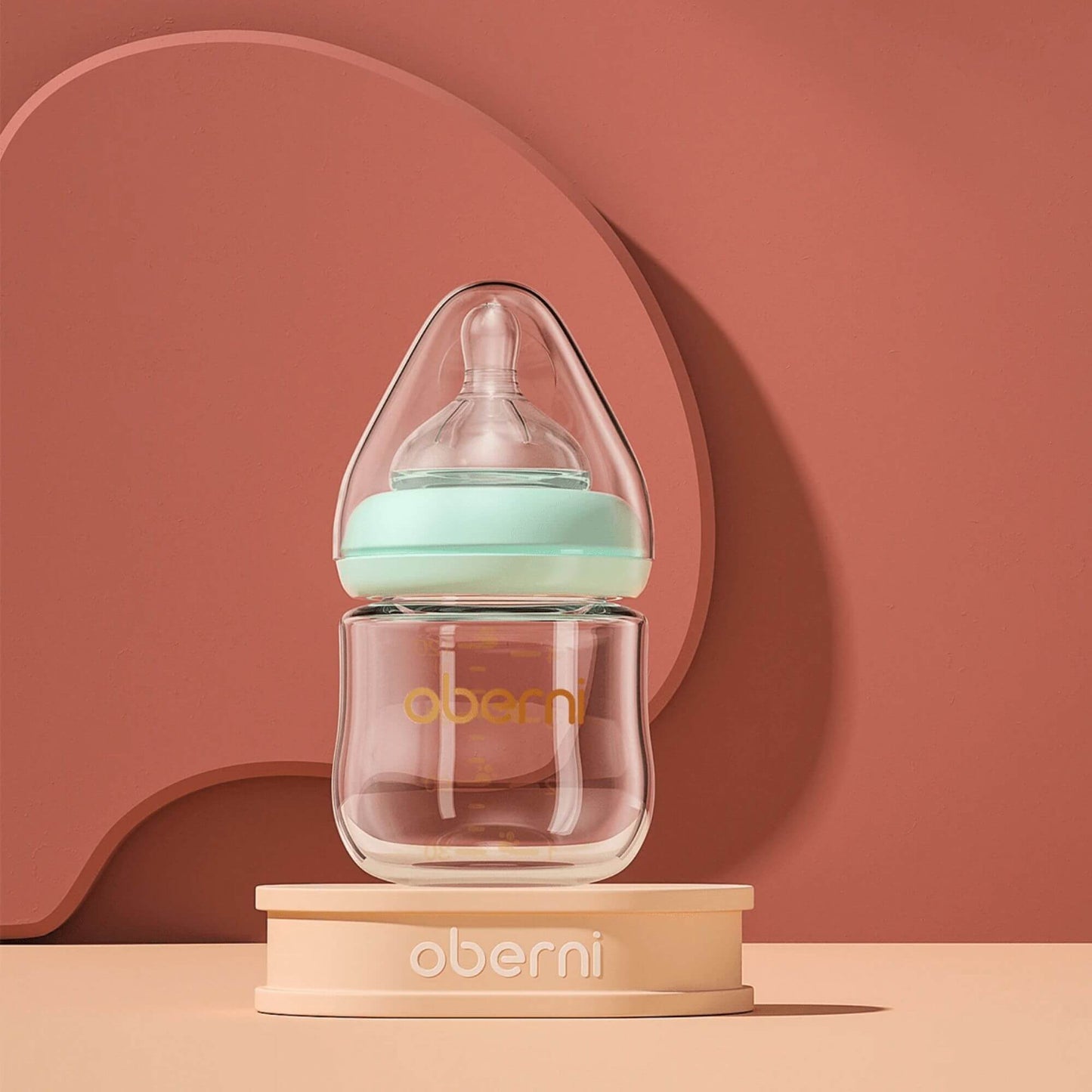 Biberon Anti-Colique en Verre Haute Qualité, Tétine en Silicone Douce, 120ml et 150ml