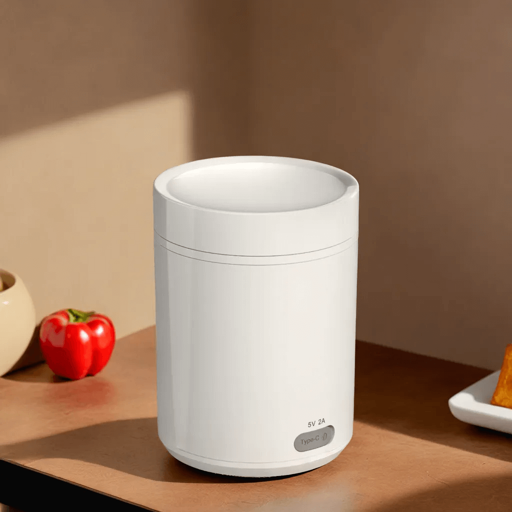 Chauffe-Biberon Portable Sans Fil, Chauffage Rapide avec Batterie Intégrée et 4 Températures Réglables