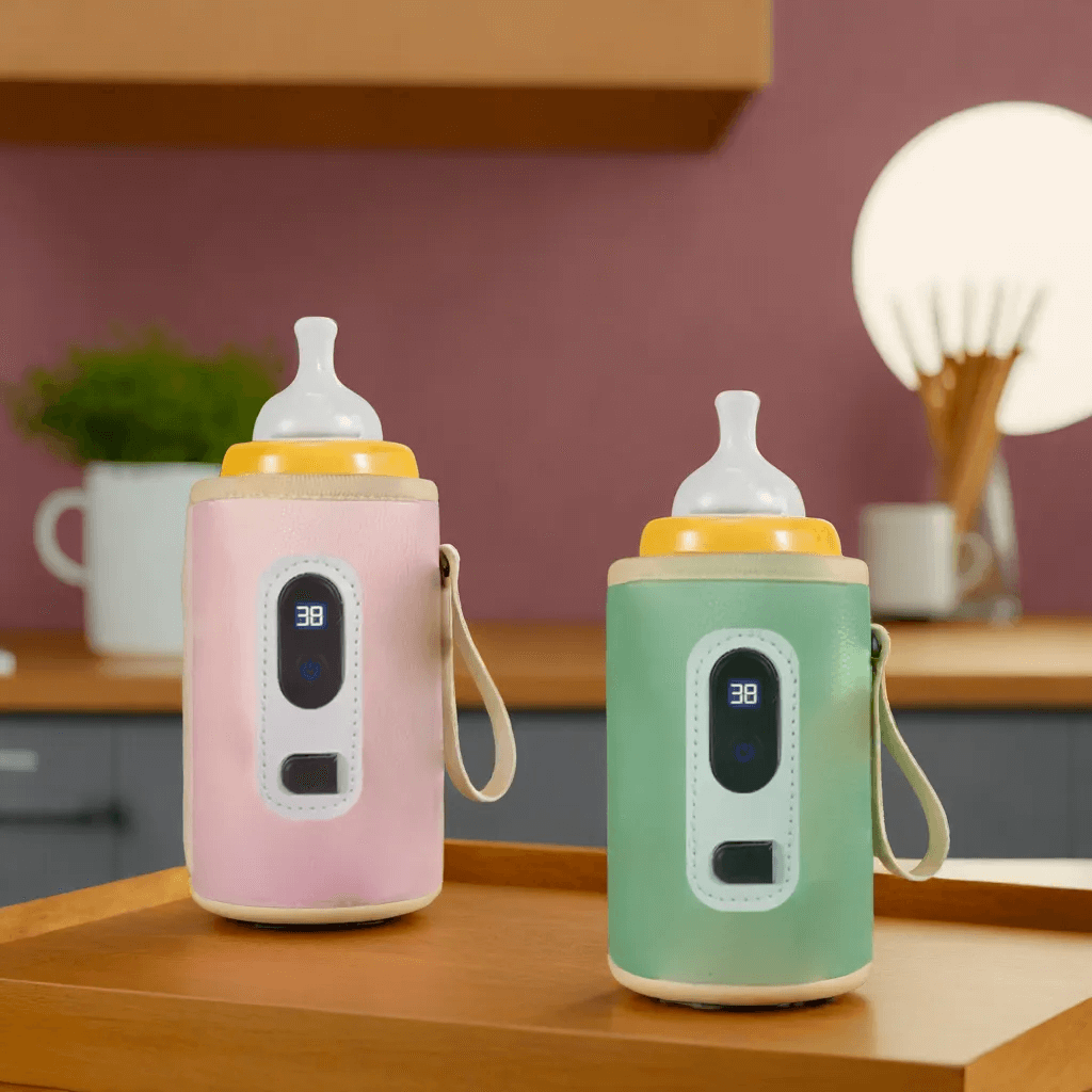Chauffe-Biberon USB Portable, Maintien de Chaleur Intelligent à 5 Températures