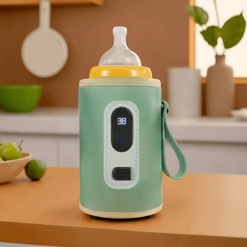 Chauffe-Biberon USB Portable, Maintien de Chaleur Intelligent à 5 Températures