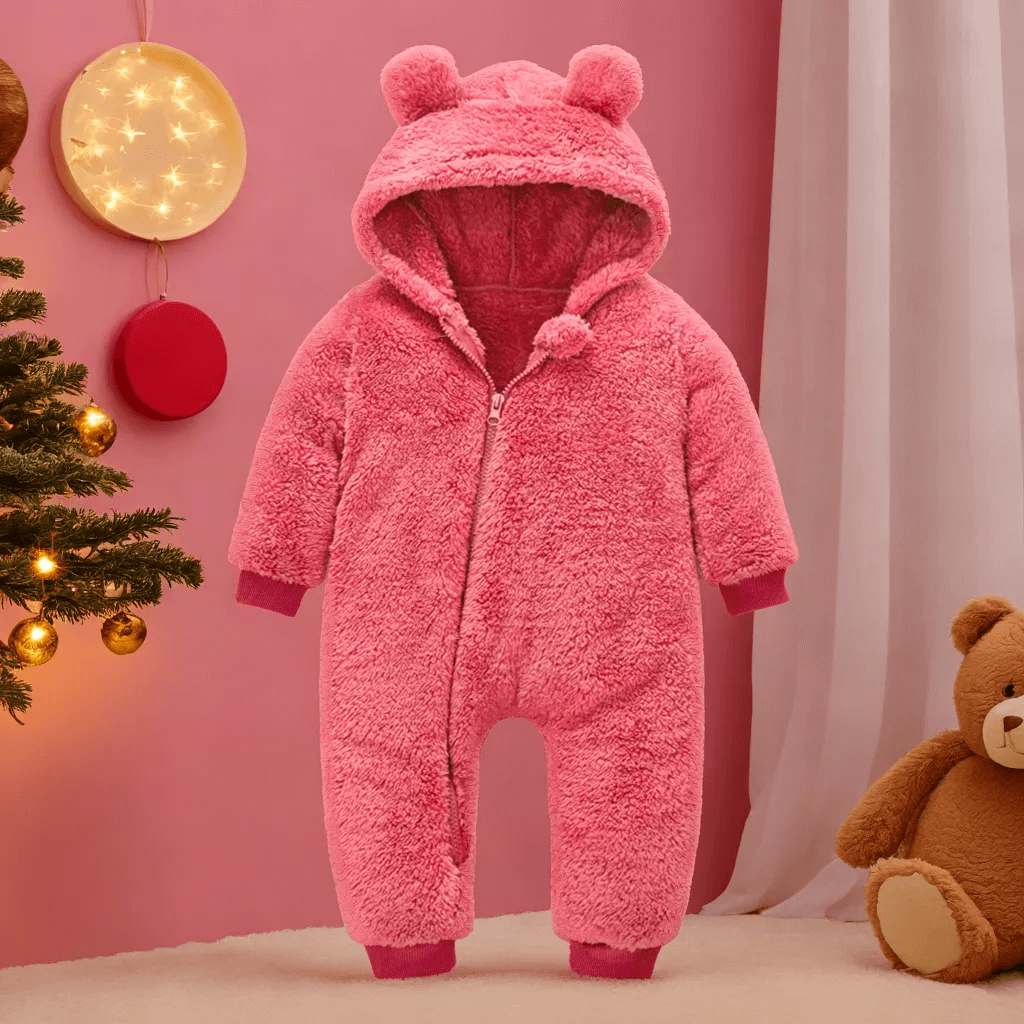 Combinaison Hiver Bébé PolarCuddle – Combinaison Ours Polaire Chaude et Confortable de 6 Mois à 2 Ans