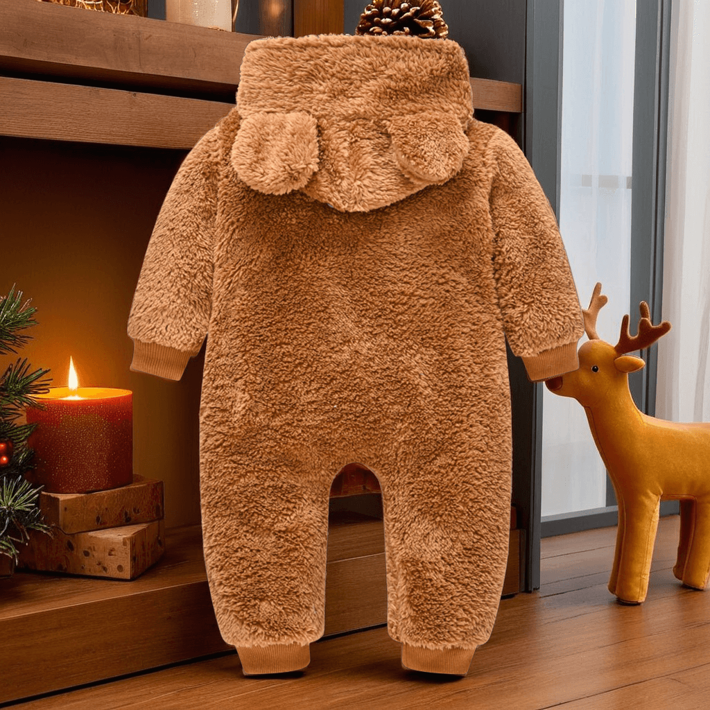 Combinaison Hiver Bébé PolarCuddle – Combinaison Ours Polaire Chaude et Confortable de 6 Mois à 2 Ans
