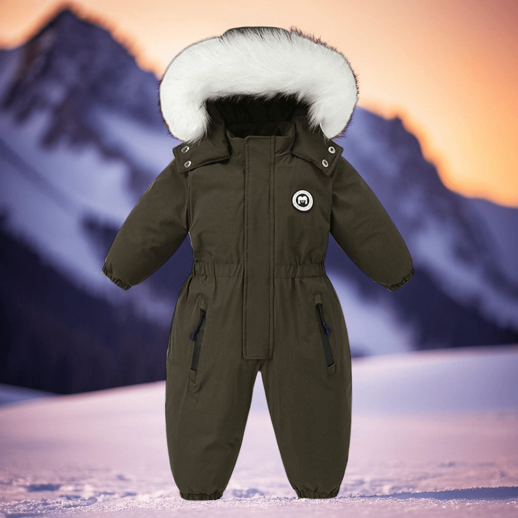 Combinaison de Ski Hiver Bébé et Enfant CozySnow – Combinaison Intégrale Chaude et Étanche de 1 à 5 Ans