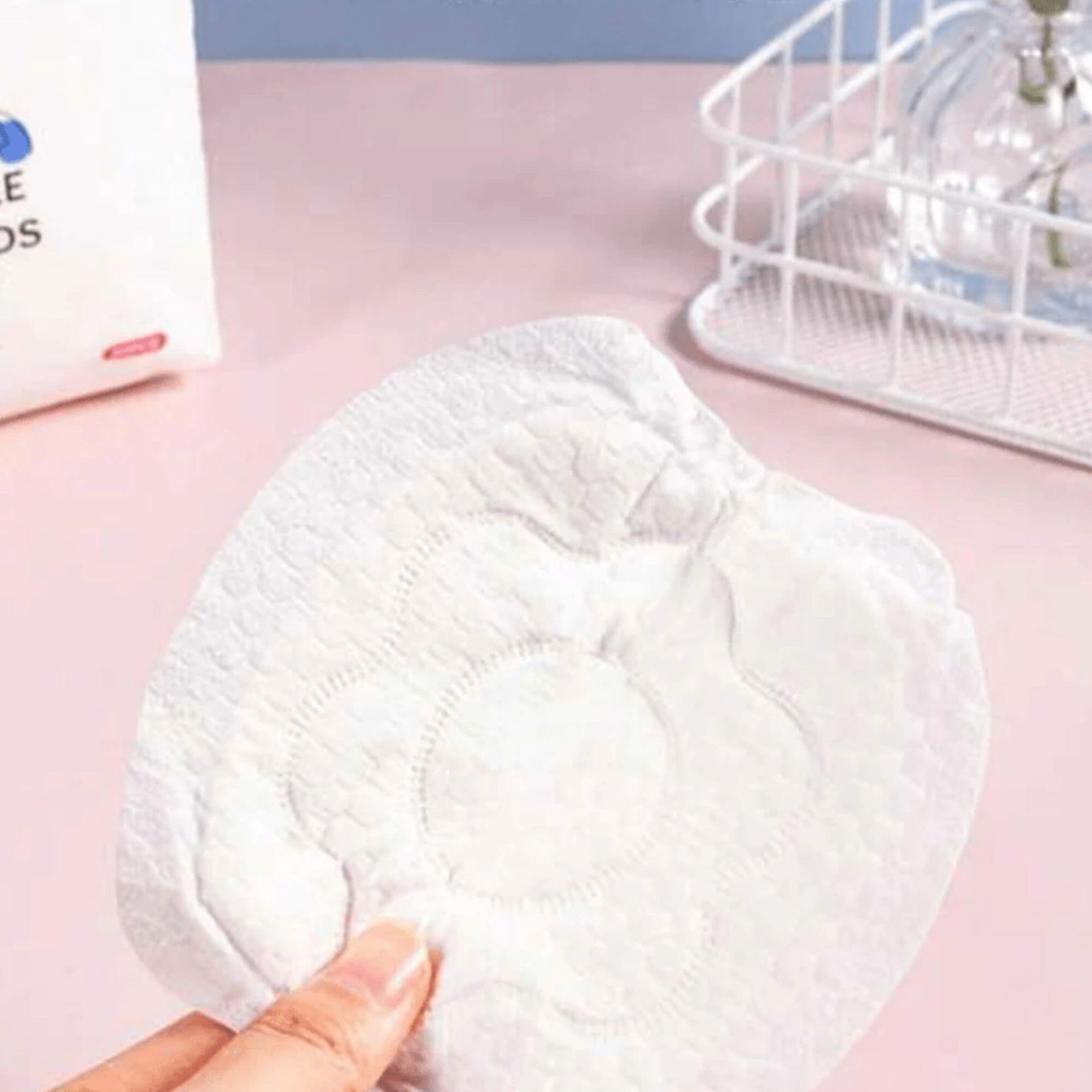 Coussinets d'Allaitement Jetables en Coton Super Absorbant, Pack de 50 Pièces