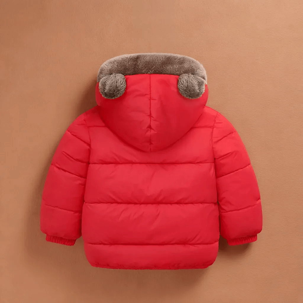 Manteau Doudoune Hiver Enfant CozyBear – Veste Chaude avec Capuche Oreilles pour 18 Mois à 5 Ans