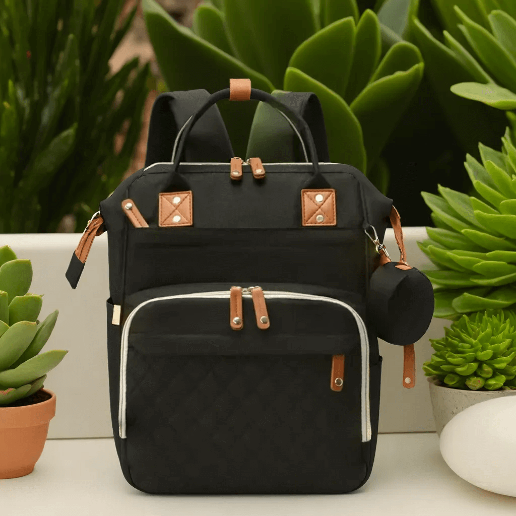 Sac à Dos à Langer Grande Capacité, Imperméable avec Port USB Intégré