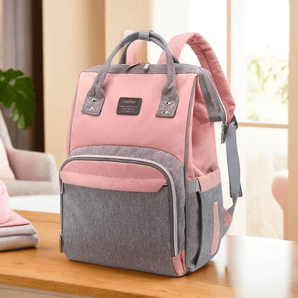 Sac à Dos à Langer Grande Capacité, Multifonctions, Étanche pour Mamans Actives