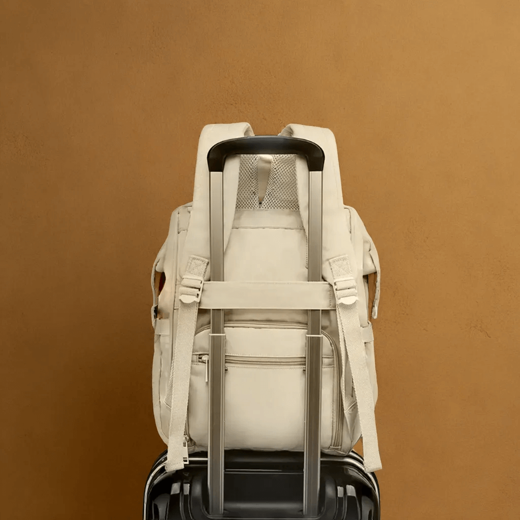 Sac à Dos à Langer Imperméable avec Port USB Intégré et Poches Isothermes