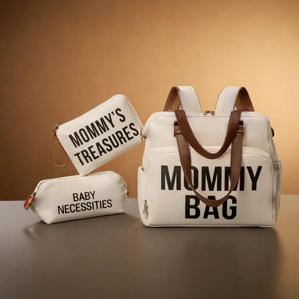 Sac à Langer Multifonction, Sac à Dos et Sac à Main Imperméable Grande Capacité pour Mamans