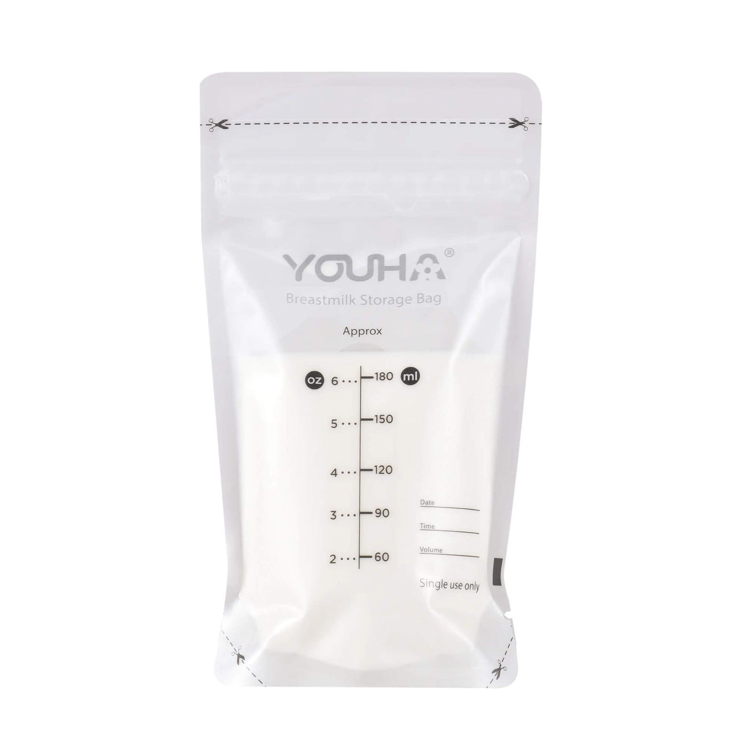 Sachets de Conservation Lait Maternel 180ml Sans BPA, Pré-stérilisés, Packs de 10 ou 50