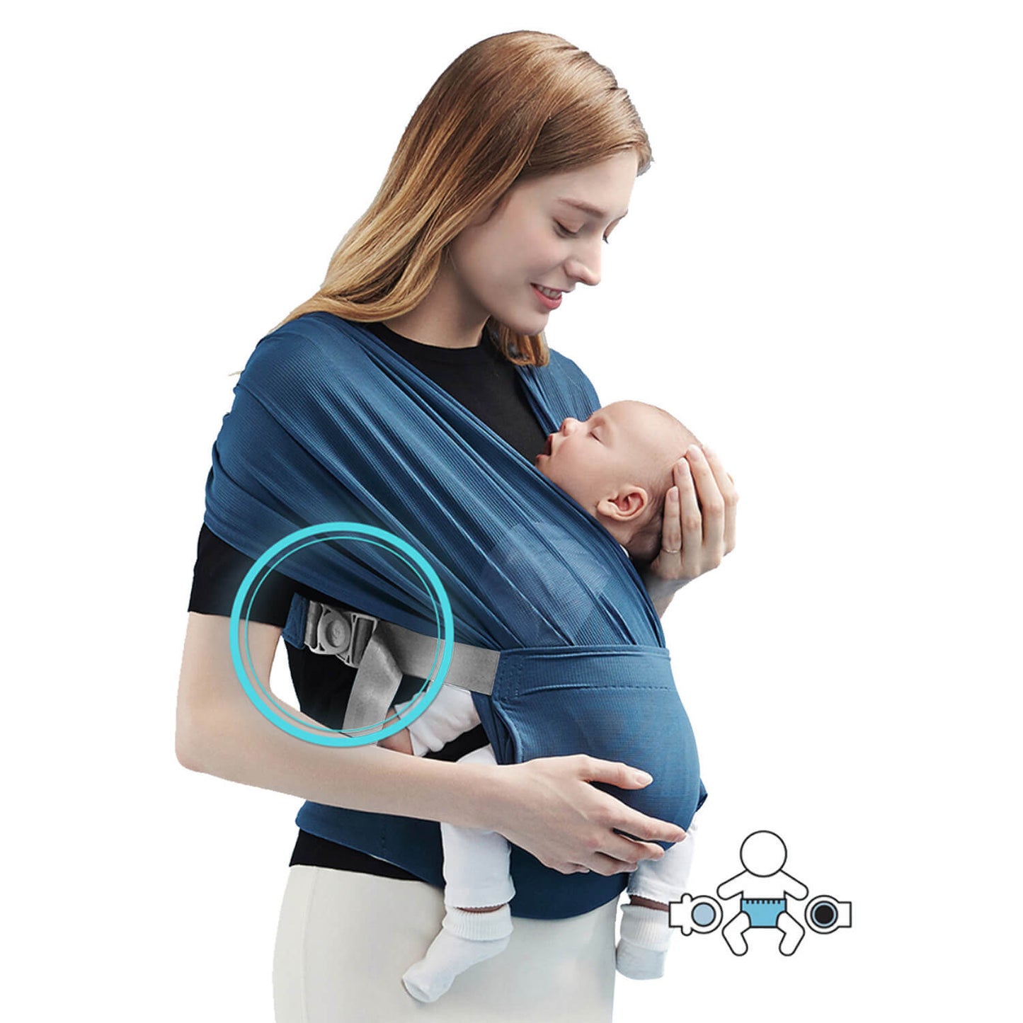 porte bebe en echarpe