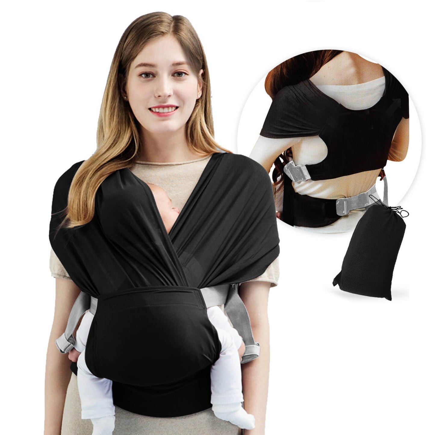 porte bebe noir