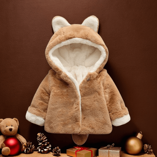 Manteau Hiver Bébé BunnyCozy – Veste Polaire Lapin avec Capuche Oreilles pour Enfants de 6 Mois à 4 Ans