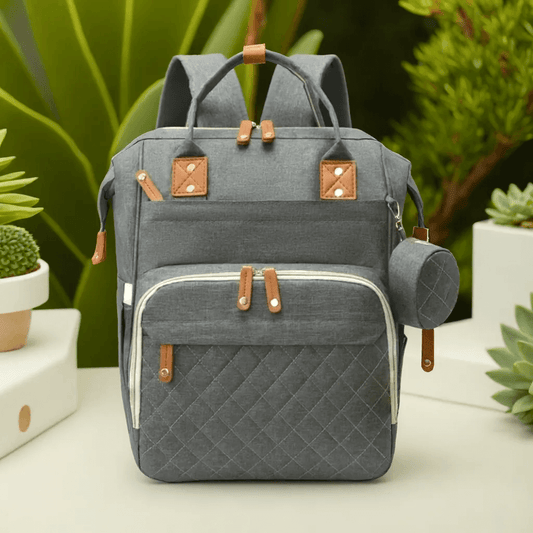 Sac à Dos à Langer Grande Capacité, Imperméable avec Port USB Intégré