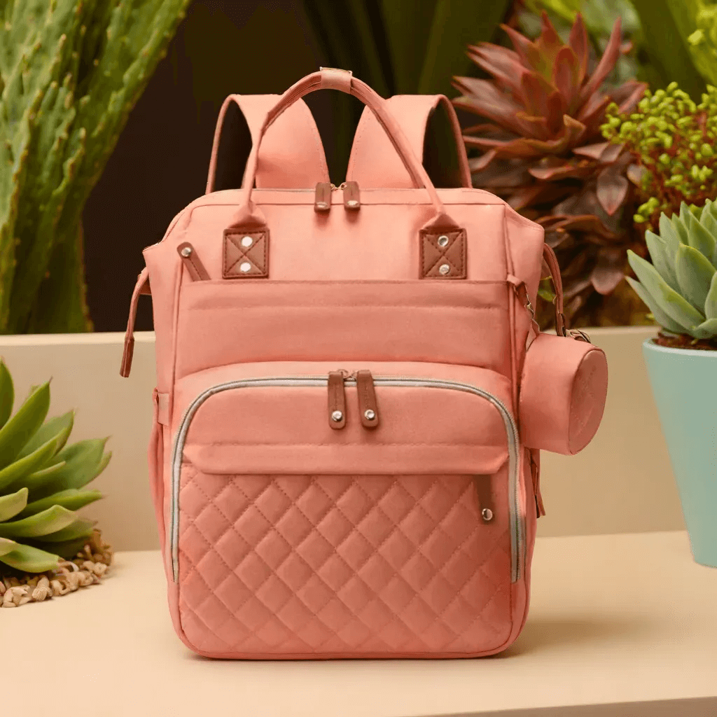 Sac à Dos à Langer Grande Capacité, Imperméable avec Port USB Intégré