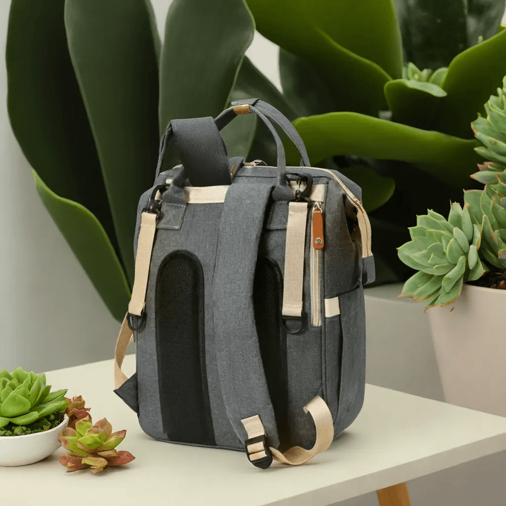 Sac à Dos à Langer Grande Capacité, Imperméable avec Port USB Intégré