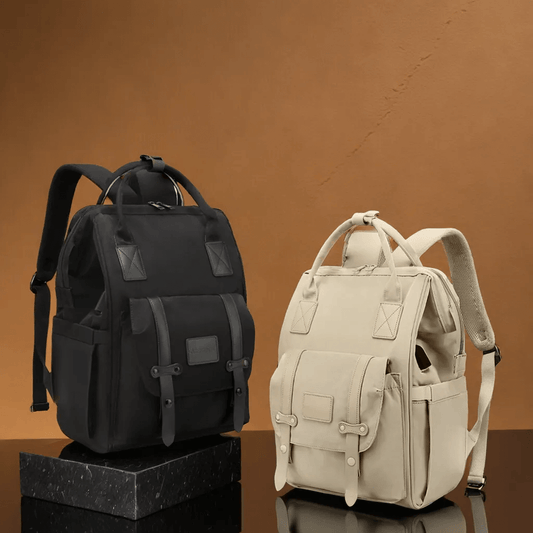 Sac à Dos à Langer Imperméable avec Port USB Intégré et Poches Isothermes