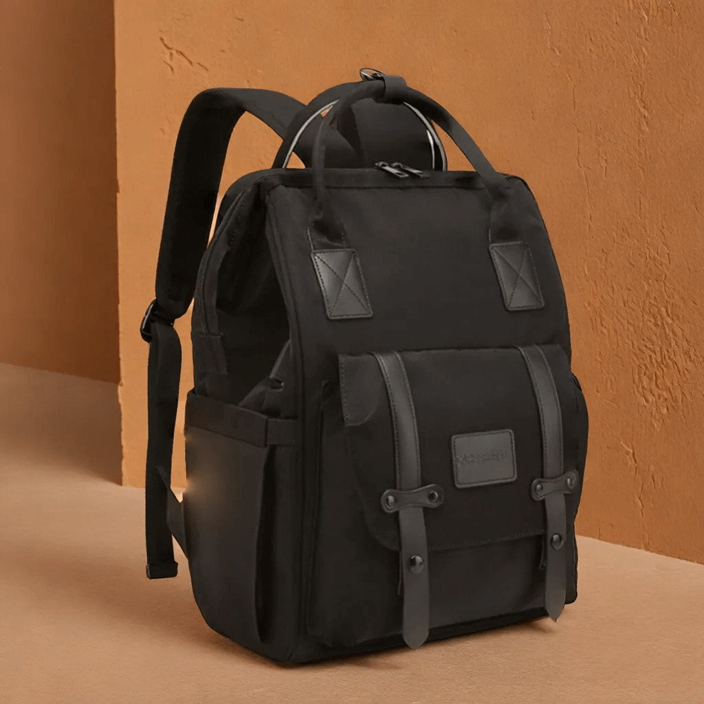 Sac à Dos à Langer Imperméable avec Port USB Intégré et Poches Isothermes