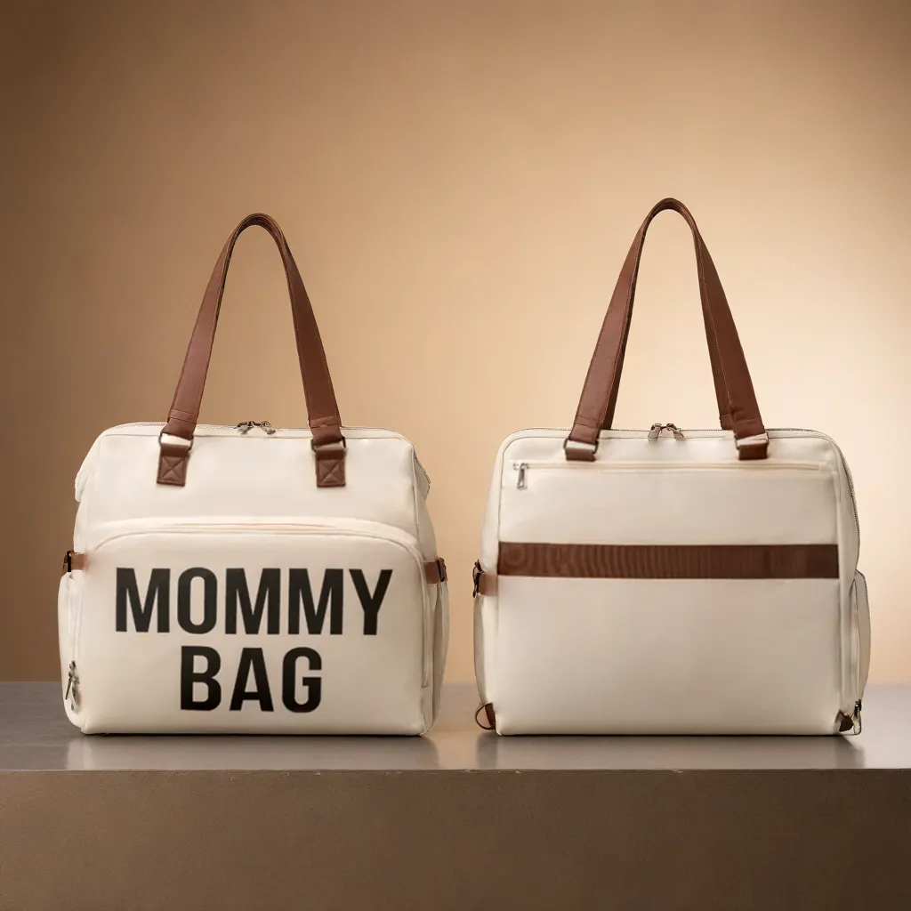 Sac à Langer Multifonction, Sac à Dos et Sac à Main Imperméable Grande Capacité pour Mamans