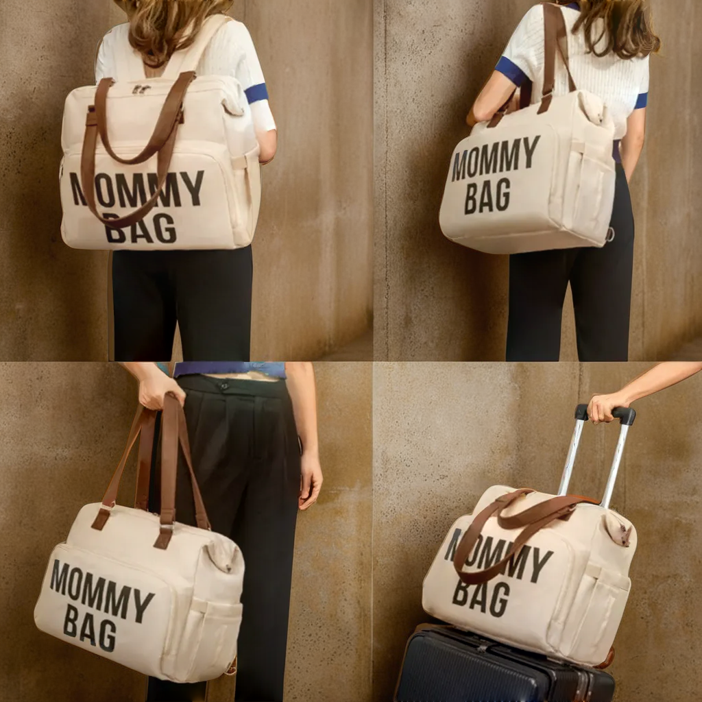 Sac à Langer Multifonction, Sac à Dos et Sac à Main Imperméable Grande Capacité pour Mamans