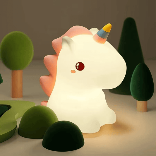 Veilleuse Licorne LED Silicone Enfant UnicornGlow – Lampe de Nuit Tactile Rechargeable USB 6 Couleurs